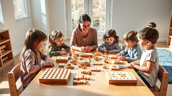 Jeux Montessori pour stimuler la mémoire et l'apprentissage